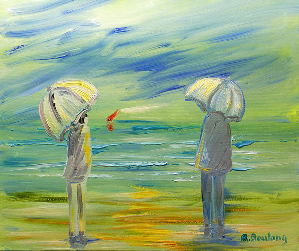 Tableaux du bassin d'Arcachon. Hiver 2015