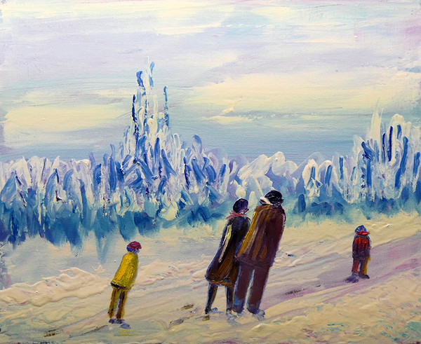 Tableaux du bassin d'Arcachon. Hiver 2015