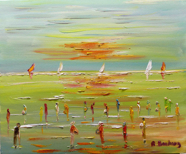 Tableaux du bassin d'Arcachon. Hiver 2015